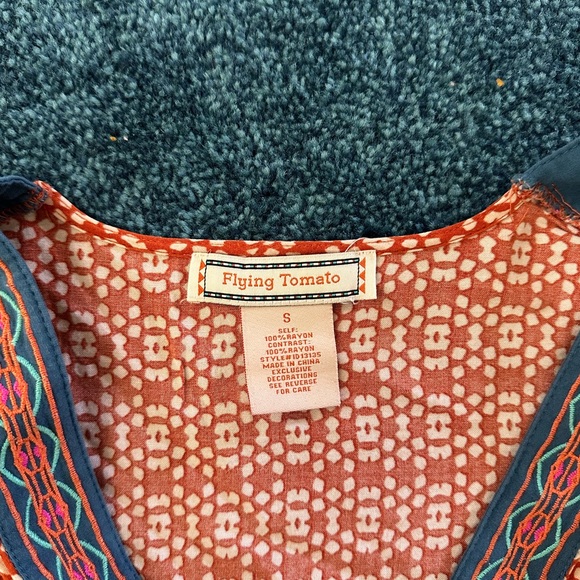 Flying Tomato Paisley Print Dress - Picture 4 of 4